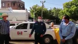 Refuerzan sanitización en San Ignacio ante la fase 3