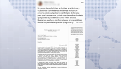 Piden informar en tiempo real sobre el COVID 19 en Sinaloa
