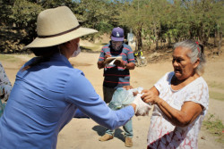 Lleva DIF asistencia alimentaria a familias de comunidades rosarenses