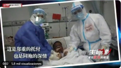 Video: tratamiento contra Covid-19 le oscurece la piel a estos dos médicos chinos