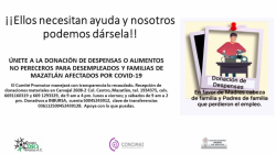 Consejo OSC de Sinaloa lanza campaña para crear y entregar despensas