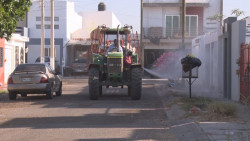 Siguen las brigadas de sanitización en Culiacán