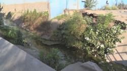 Destruidas parte de las paredes del arroyo en la Zapata