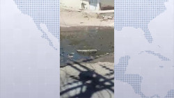 Surge otra fuga de aguas residuales...ahora en la Allende