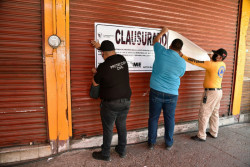 Clausuran taquería en Los Mochis por no cumplir recomendaciones sanitarias durante la contingencia por el Covid-19.