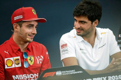Carlos Sainz y Charles Leclerc la dupla de Ferrari para 2021