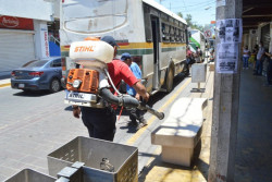 PC sanitiza domicilios que lo soliciten