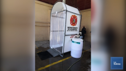 Cuenta bomberos de cajeme con tunel sanitizante