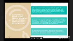 Trabajan en un protocolo de búsqueda de personas