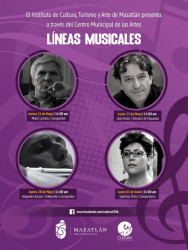 Arranca el programa “Líneas musicales en línea”