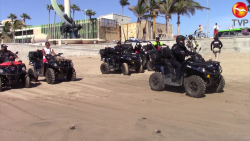 Retiran a bañistas que acudieron a las playas