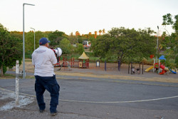 Se olvidan de la cuarentena y se van al Parque las Riberas