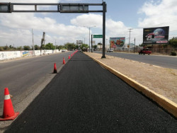 Avanzan los trabajos de rehabilitación del bulevar Pedro Infante
