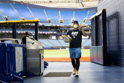 Los Rays ya entrenan en su estadio