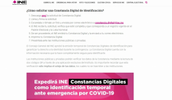 ¿Perdiste tu identificación? INE ya comenzó con el trámite de constancias digitales