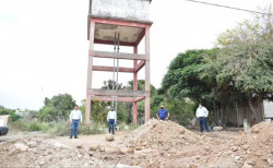 Avanzan obras de agua potable y saneamiento en comunidades de Elota