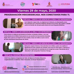 ISICdesdecasa para este viernes