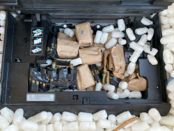 En ventilador e impresora,  localizan arma de grueso calibre y más de 400 cartuchos útiles