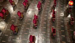 Así podría ser la "nueva normalidad" en los teatros