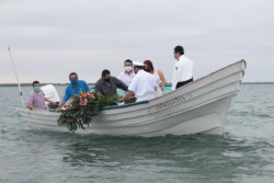 Con medidas de sana distancia, autoridades en Navolato conmemoran el Día de la Marina