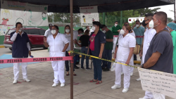 Trabajan bajo protesta en el IMSS de Villa Unión
