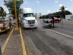Mejoran sistema de sanitización en caseta de Costa Rica