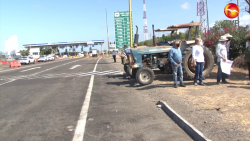 Agricultores protestan ante el incumplimiento en el pago justo de maíz