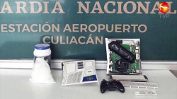 Guardia Nacional decomisa droga oculta en videoconsola