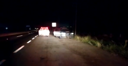 Aparatoso accidente se registra en la salida sur de Mazatlán