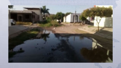 Vecinos del Fracc. San Benito denuncian calle en pésimas condiciones