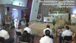 Con Sana Distancia agricultores realizan la tradicional misa por su día