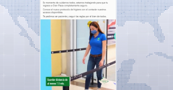 Con medidas preventivas, centro comercial abre sus puertas