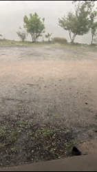 Fuerte lluvia y granizada se registró en Surutato la tarde este jueves