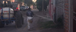 Avanza sanitización de colonias en Villa Unión
