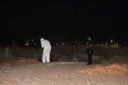 Encuentran el cuerpo de una persona calcinada