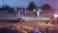 Motociclista muere atropellado