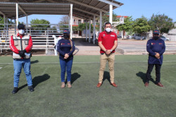 Arranca semana de sanitizacion en espacios deportivos en Culiacán
