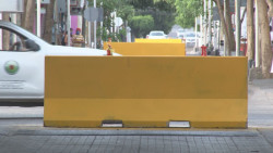 "Aparecen" muros en lugar de cintas
