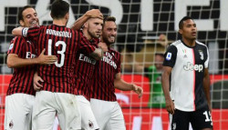 Milan frenó a la Juventus