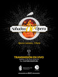 Este sábado presentarán ópera "Carmen"