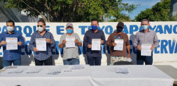 Entrega Sergio Torres pago de empleo temporal en Mazatlán