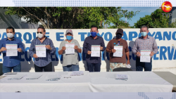 Entregan pago de empleo temporal a pescadores