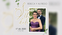 Todo listo para la boda virtual de Rebeca Godoy