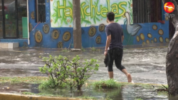 Lluvia trastoca actividades en la ciudad