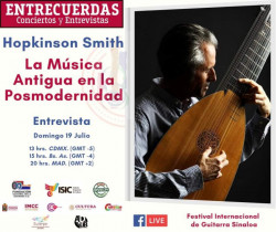 Charla en vivo con Hopkinson Smith