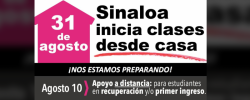 El 31 de agosto iniciará el ciclo escolar 2020-2021 en Sinaloa