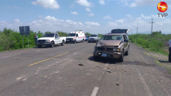 Se registran dos accidentes en un mismo entronque