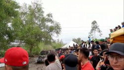 Sin cubrebocas, ni sana distancia, se realizó evento masivo en Villa Unión