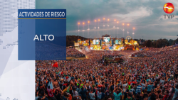 Actividades que representan riesgos para contraer COVID-19