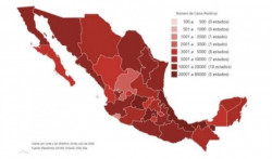 Ocupación hospitalaria en México para Covid-19: 47% en camas generales y 38% camas con respirador